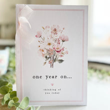 Load image into Gallery viewer, One Year On Bereavement Large Card 00414