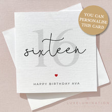 Load image into Gallery viewer, Happy 16th Birthday Card 00278