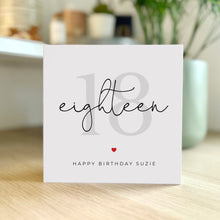 Load image into Gallery viewer, Happy 18th Birthday Card 00288