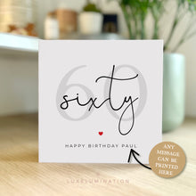 Load image into Gallery viewer, Happy 60th Birthday Card 00283
