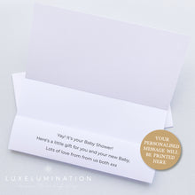 Load image into Gallery viewer, New Baby Money Gift Wallet with Satin Bow. Baby Shower, New Parent Gift 00749