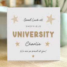 Load image into Gallery viewer, Good Luck at University Card, Congratulations, So Proud of You 00468
