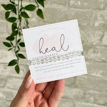 Load image into Gallery viewer, Clear Quartz Bracelet for Healing. Healing Crystal, Gemstone Stacking Bracelet, 6mm Beads