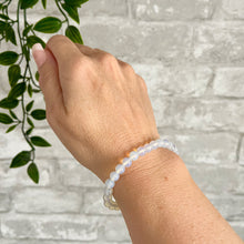 Load image into Gallery viewer, Opalite Bracelet for Serenity. Healing Crystal, Gemstone Stacking Bracelet, 6mm Beads
