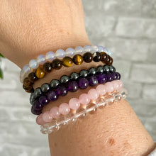 Load image into Gallery viewer, Opalite Bracelet for Serenity. Healing Crystal, Gemstone Stacking Bracelet, 6mm Beads