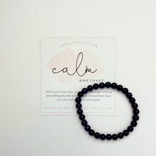 Load image into Gallery viewer, Calm Bereavement Box with Amethyst Crystal Bracelet