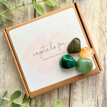 Load image into Gallery viewer, Crystals for Abundance, Gift Set, Healing, Manifest Wealth & Opportunities