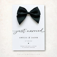 Load image into Gallery viewer, Personalised 'Just Married' Wedding Day Card 00772