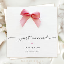 Load image into Gallery viewer, Personalised Wedding Day Card 00802