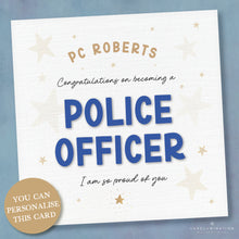 Load image into Gallery viewer, Police Congratulations Card 00431