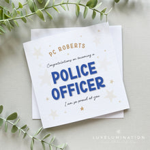 Load image into Gallery viewer, Police Congratulations Card 00431