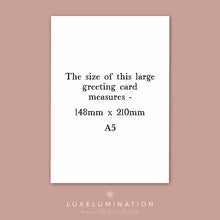 Load image into Gallery viewer, Personalised 'Just Married' Wedding Day Card 00772