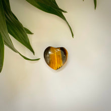 Load image into Gallery viewer, Strength Heart Shaped Tigers Eye Crystal Mini Gift Set