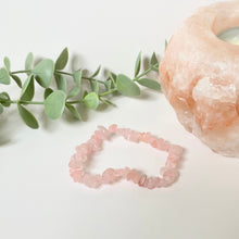 Load image into Gallery viewer, Love - Rose Quartz Crystal Bracelet, Gemstone Jewellery