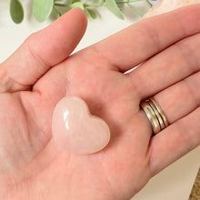 Load image into Gallery viewer, Love Heart Shaped Rose Quartz Crystal Mini Gift Set