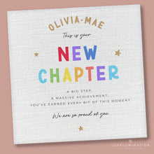 Load image into Gallery viewer, A New Chapter, Congratulations, Well Done, So Proud of You Card 00391
