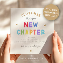 Load image into Gallery viewer, A New Chapter, Congratulations, Well Done, So Proud of You Card 00391
