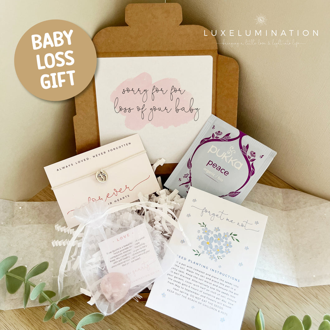 Mini Miscarriage, Baby Loss Bereavement Box, Thinking of you, Sympathy Letterbox Gift 00239