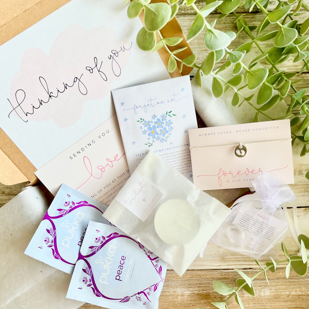 Miscarriage Sympathy Gift Box, Loss of a Baby, Pregnancy Bereavement, Thinking of You, Miscarriage gift for couples 00214