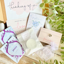 Load image into Gallery viewer, Miscarriage Sympathy Gift Box, Loss of a Baby, Pregnancy Bereavement, Thinking of You, Miscarriage gift for couples 00214
