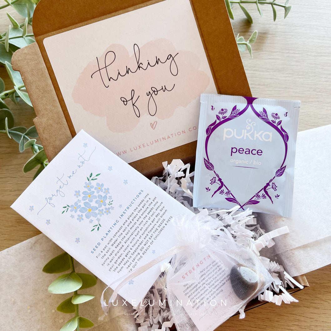 Mini Bereavement Remembrance Box, Thinking of you, Sympathy Letterbox Gift 00212