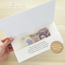 Load image into Gallery viewer, Wedding Gift Money Envelope, Handmade Card 00364
