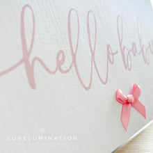 Load image into Gallery viewer, New Baby Money Gift Wallet with Satin Bow. Baby Shower, New Parent Gift 00749

