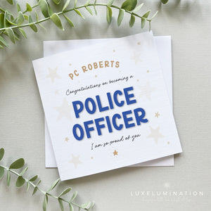Police Congratulations Card 00431