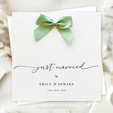 Load image into Gallery viewer, Personalised Wedding Day Card 00802
