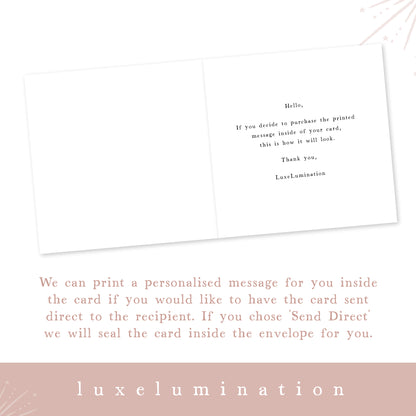 Personalised 40th Wedding Anniversary Card, Ruby.