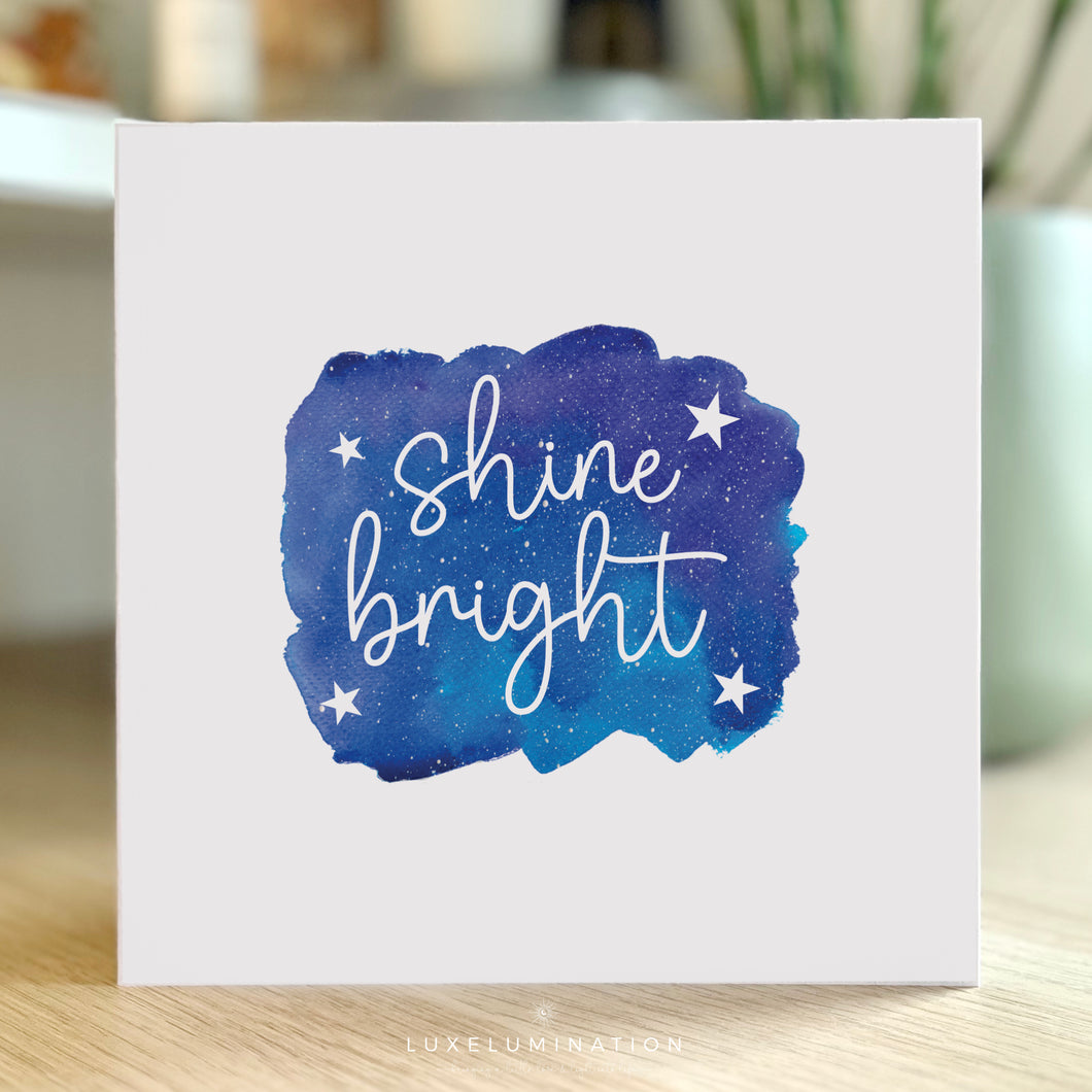 Shine Bright, Good Luck, A New Chapter, Congratulations, Well Done, So Proud of You Card 00485