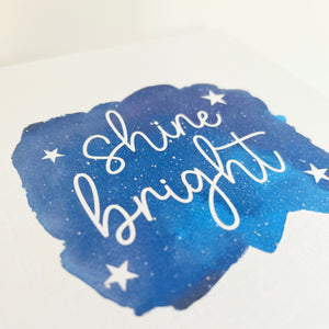 Shine Bright, Good Luck, A New Chapter, Congratulations, Well Done, So Proud of You Card 00485