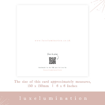 Personalised 40th Wedding Anniversary Card, Ruby.