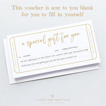 Load image into Gallery viewer, A Special Gift for you Voucher, DIY Fillable Gift 00615

