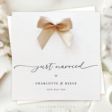 Load image into Gallery viewer, Personalised Wedding Day Card 00802
