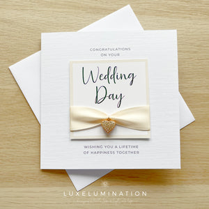 Congratulations on your Wedding Day Card 00325