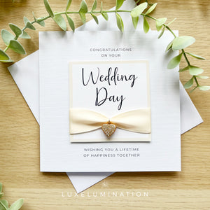Congratulations on your Wedding Day Card 00325