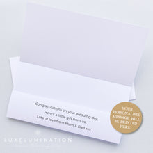 Load image into Gallery viewer, Wedding Gift Money Envelope, Handmade Card 00364
