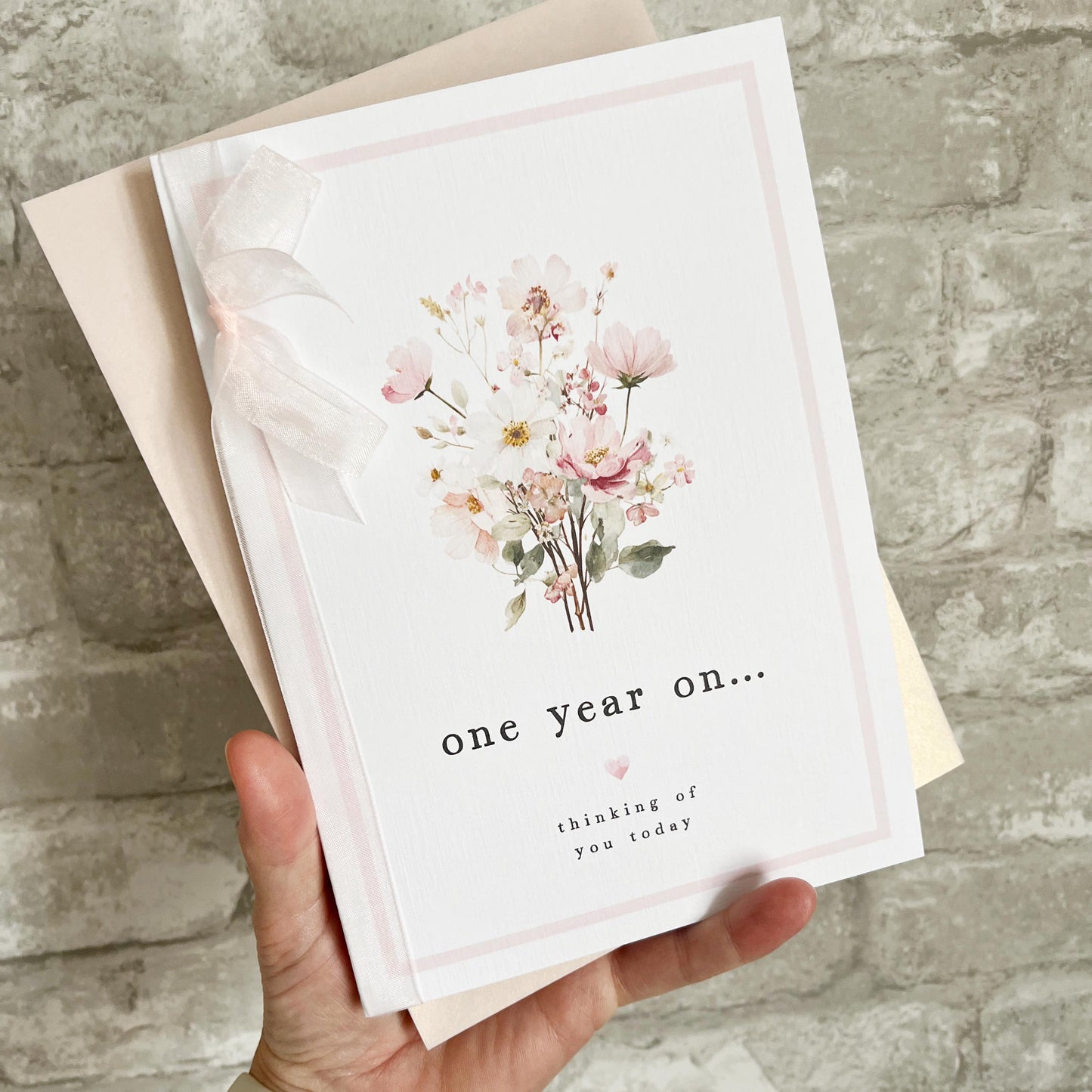 One year on Remembrance Greeting Card