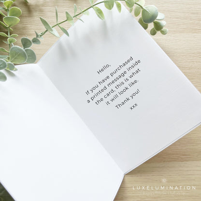 One year on Remembrance Greeting Card