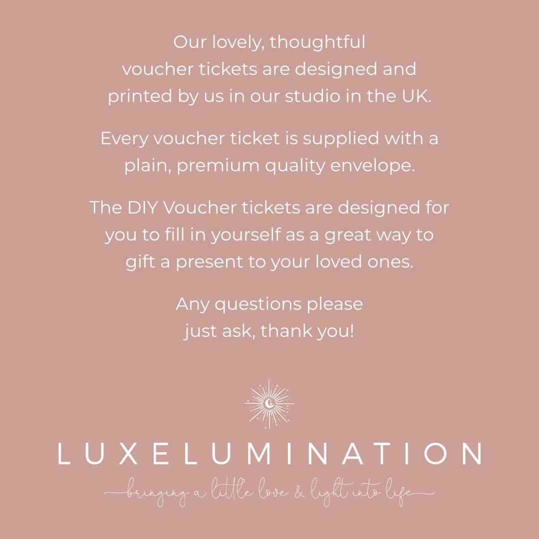 Merry Christmas Gift Voucher, DIY Fillable Surprise Reveal Tickets.