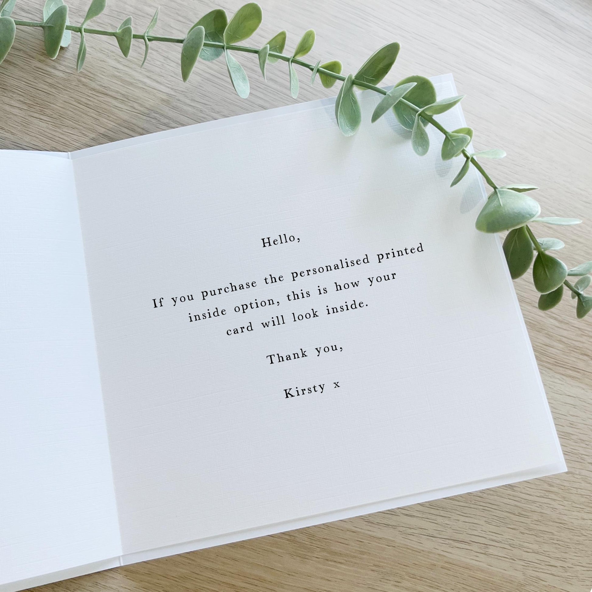 Personalised Luxury Birthday Card with a Satin Bow