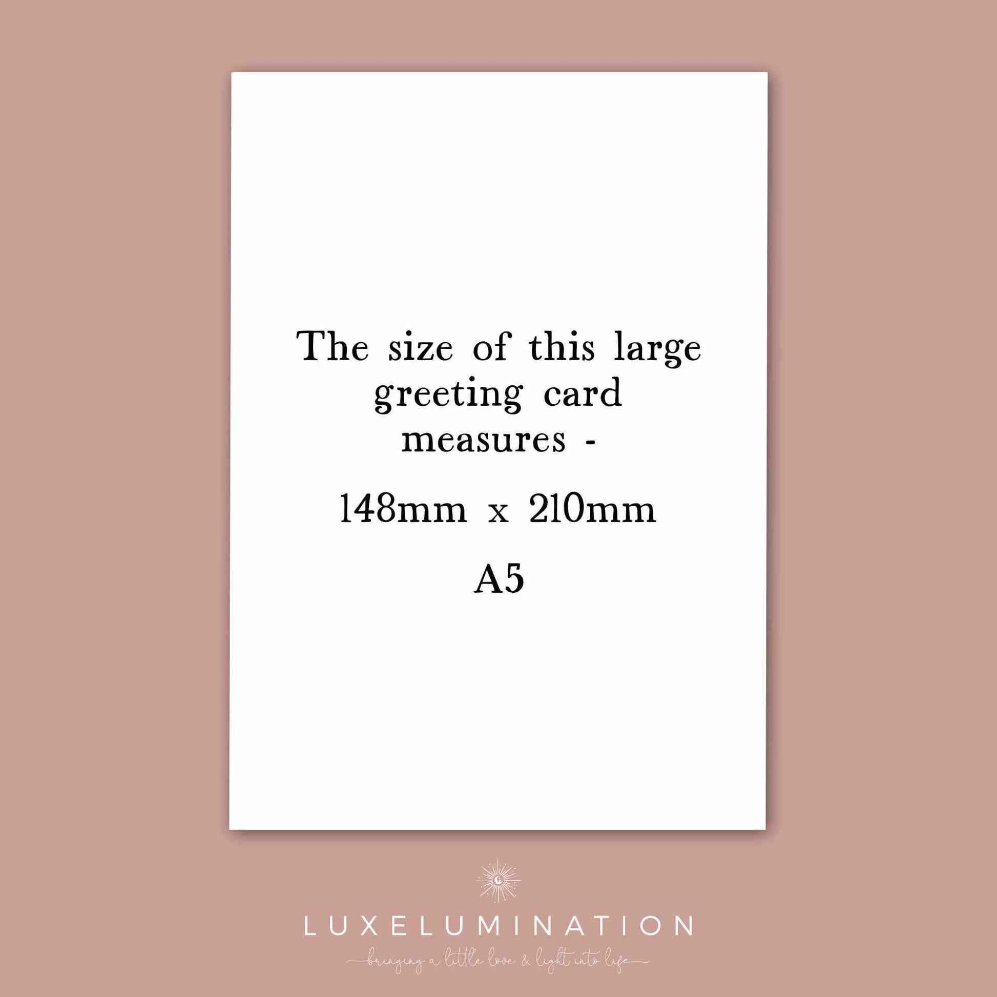 Personalised Luxury Large Wedding Day Card with Satin Bow