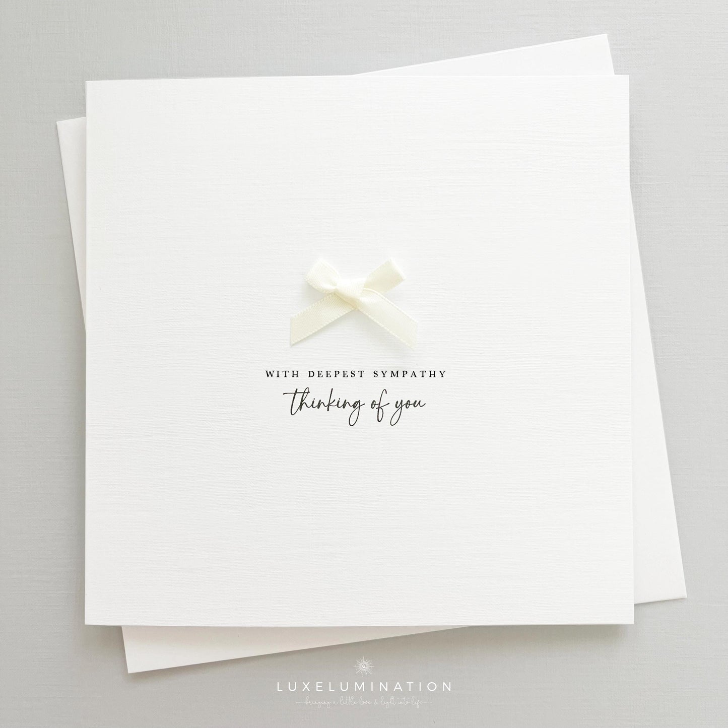Deepest Sympathy Card, Thinking of you.