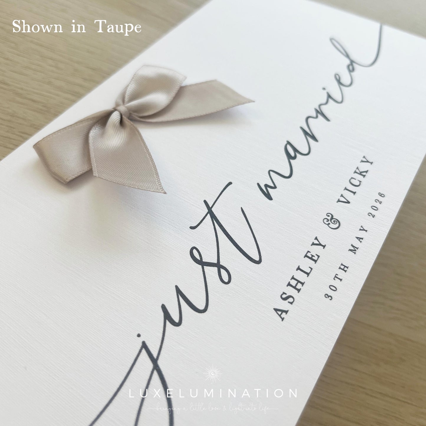 Wedding Money Gift Envelope, Just Married, Mr & Mrs on your Wedding Day Card