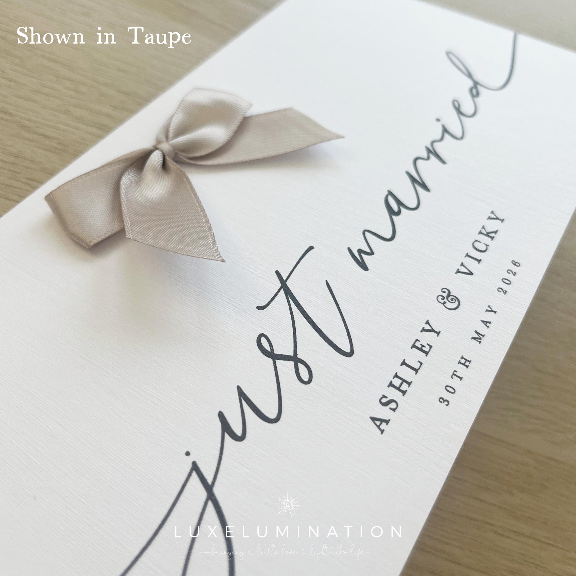 Wedding Money Gift Envelope, Just Married, Mr & Mrs on your Wedding Day Card