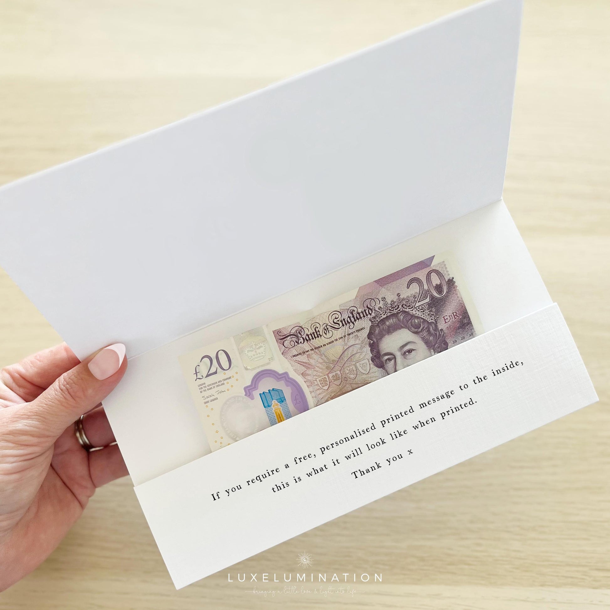 Wedding Gift Card, Money Envelope, Happily Ever After.