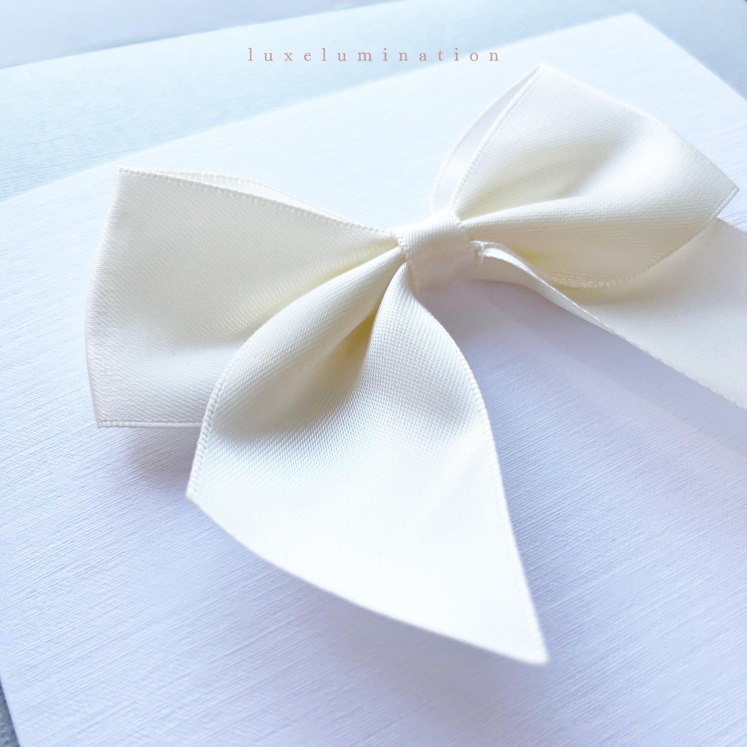 Personalised Just Married, Wedding Day Card with Large Satin Bow