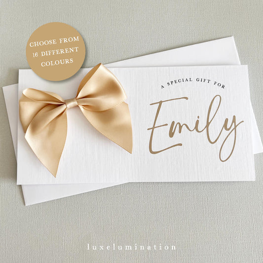 Personalised Money Wallet, Gift Envelope for any occasion