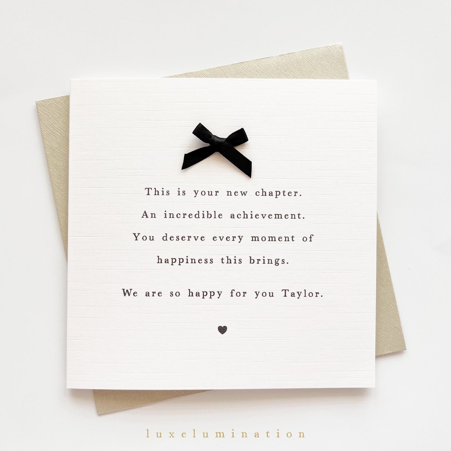 So Happy for You Personalised Card